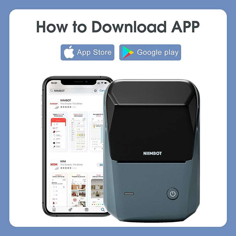 پرینتر لیبل زن حرارتی نیمبات مدل jingchen B1
