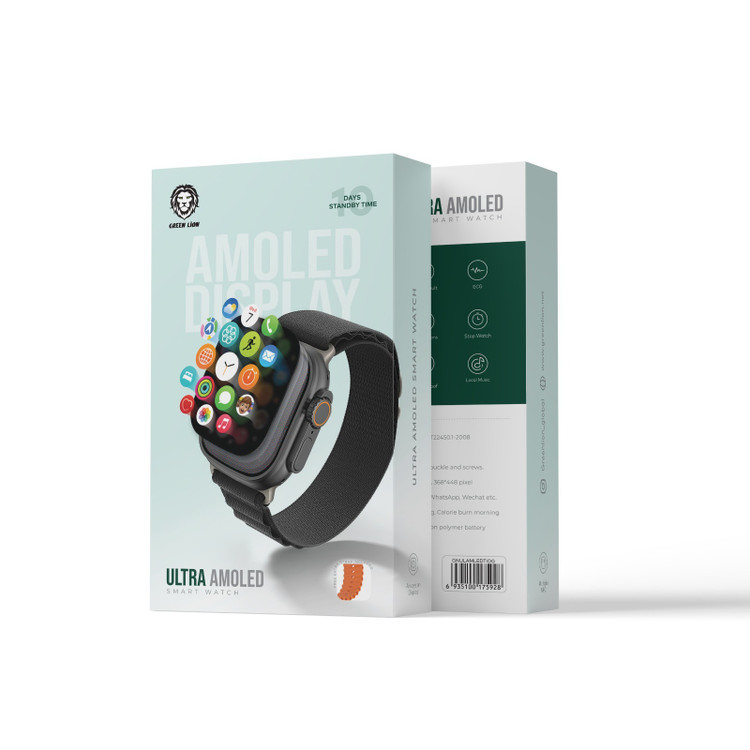 ساعت هوشمند الترا (آمولد) گرین لاین Smart watch ultra amoled green lion