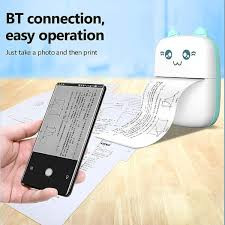 پرینتر قابل حمل جیبی حرارتی بدون نیاز به جوهر BT Instant Printing مدل BT Inkless