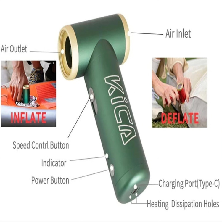 پمپ باد کیکا جت فن ۲ مدل به همراه کیت مکشKiCA Jet Fan 2