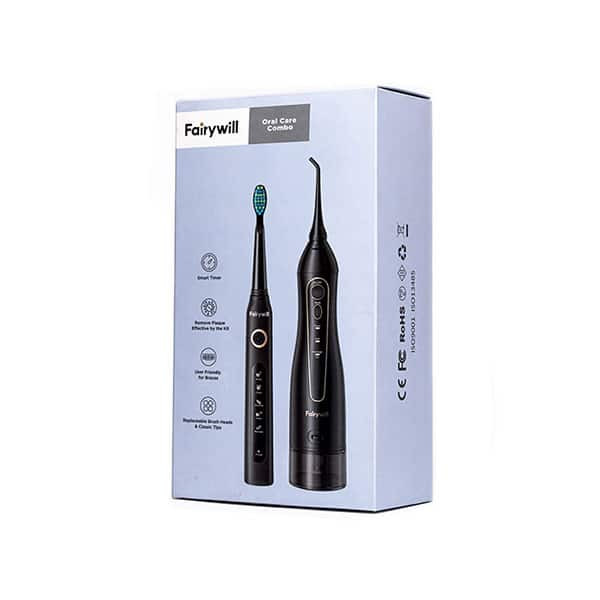 مجموعه مراقبتی مسواک برقی Fairywill مدل 507+5020E به همراه دستگاه شستشوی دندان ا Fairywill Oral Care Combo 507+5020E