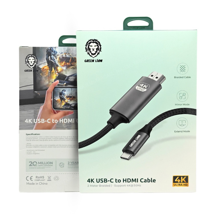 کابل اتصال تایپ c به HDMI