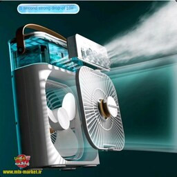 قیمت پنکه رو میزی مه پاشMini Portable Cooling Fan