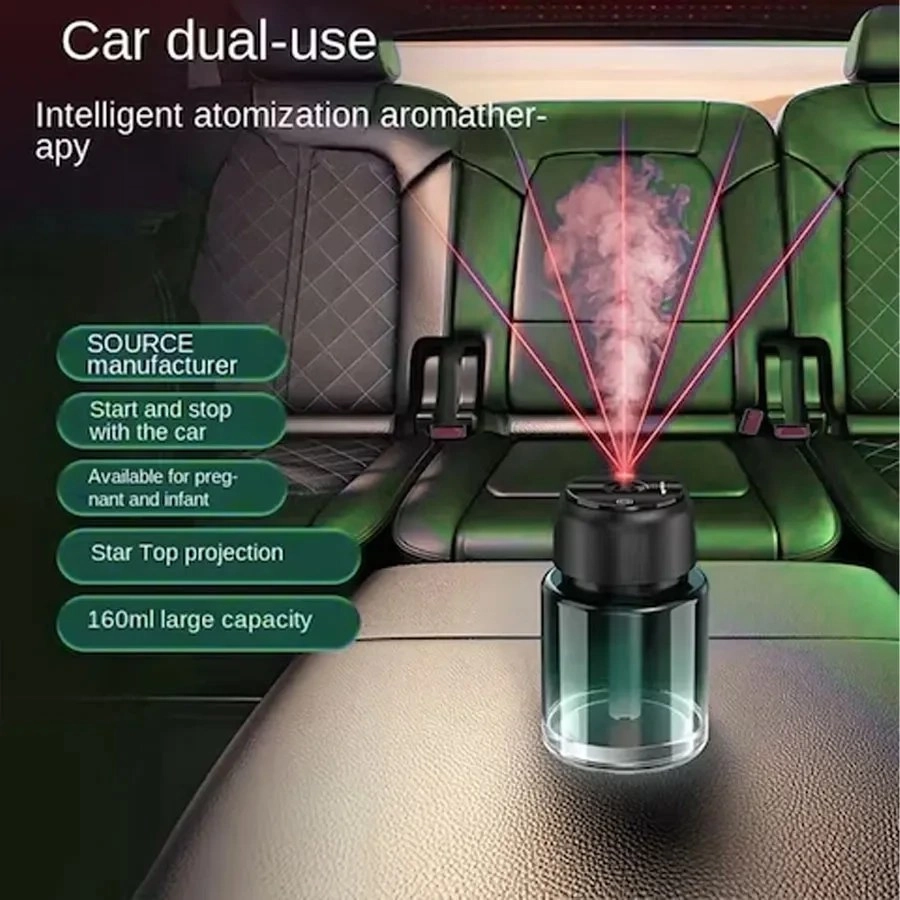 خرید آنلاین خوشبو کننده هوشمند خودرو همراه با چراغ کهکشانی خودرو مدل CarFragrance 2