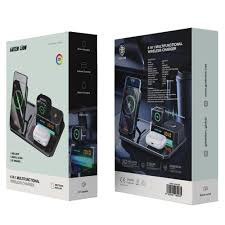 قیمت شارژر وایرلس ششکاره اسپیکر دار Green lion 6 in 1 multifunctional