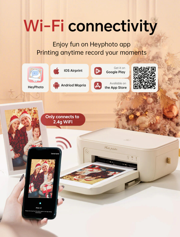 چاپگر عکس بیسیم HPRT CP4100 Wi-Fi 4x6