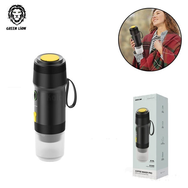 اسپرسوساز مسافرتی گرین لاین Green Lion Coffee Maker Pro GNCOFMKPR