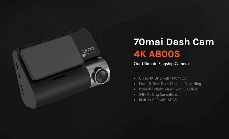 دوربین ماشین شیائومی 70mai Dash Cam A800S