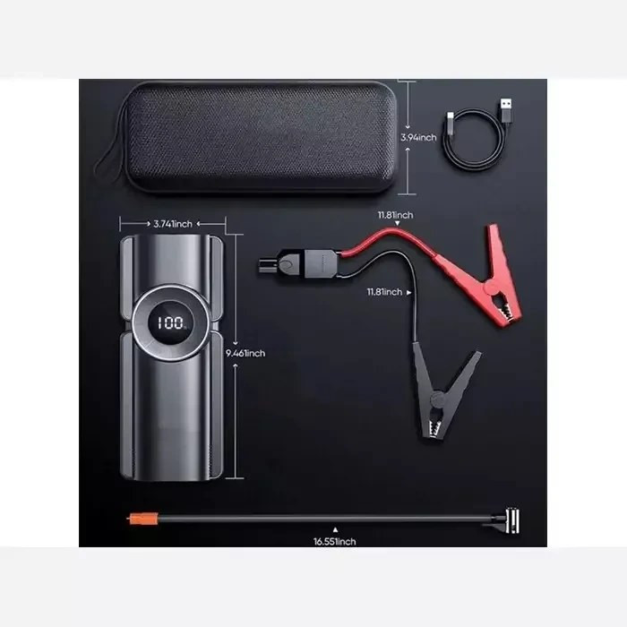 جامپ استارتر و پمپ باد گرین لاین Green Lion Portable Jump Starter