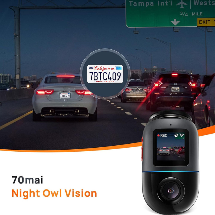 دوربین خودرو شیائومی مدل 70mai Dash Cam Omni X200 128GB