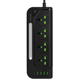 مشخصات چندراهی و محافظ برق 3000 وات گرین لاین مدلGS-100 Power Socket