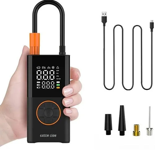 کمپرسور و پمپ باد گرین لاین مدل Green Lion GTI-01 Inflator 3600mAh Portable Air Compressor | GTI-01