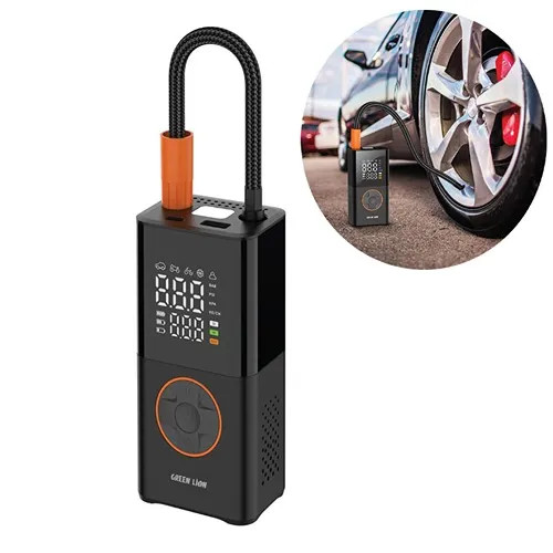 کمپرسور و پمپ باد گرین لاین مدل Green Lion GTI-01 Inflator 3600mAh Portable Air Compressor | GTI-01