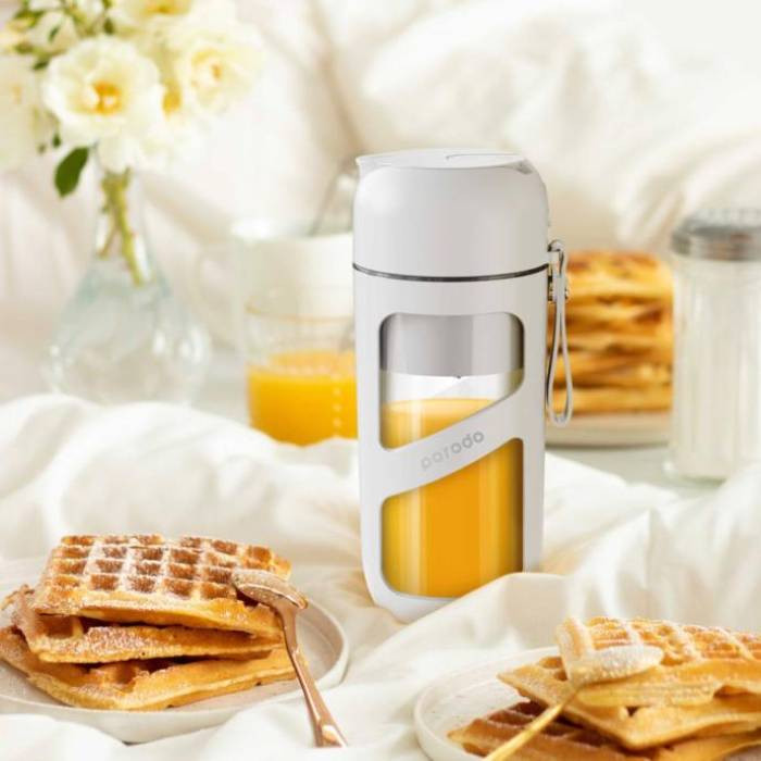 ماگ و مخلوط کن و بلندر قابل حمل پرودو Porodo Vacuum Fresh Portable Juice & Smoothie Blender مدل PD-P55JV-BK