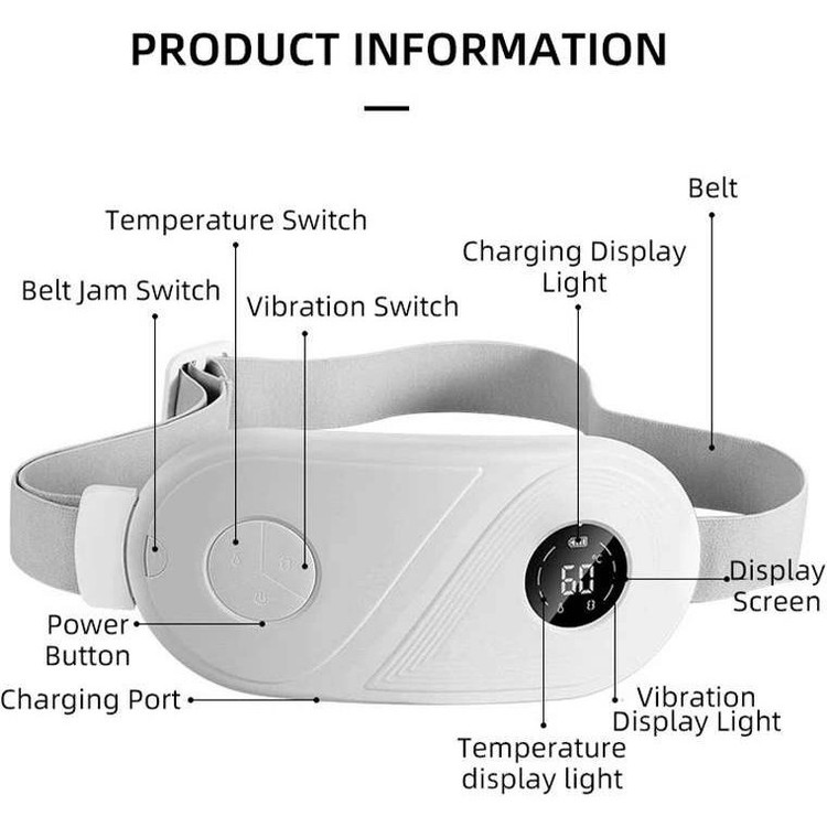 ماساژور کمر و شکم حرارتی قاعدگی مدل Menstrual Heating