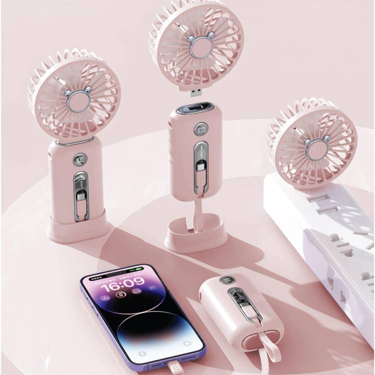 پنکه و پاوربانک قابل حمل ویندمیت گرین لاین مدل WindMate