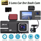 خرید آنلاین دوربین خودرو سه لنزه Dual Lenz Vehicle Black Box DVR