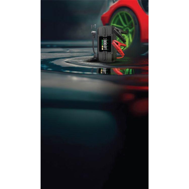 جامپ استارتر و پمپ باد 12 ولت گرین لاین Green Lion 12V Jump Starter 12000mAh