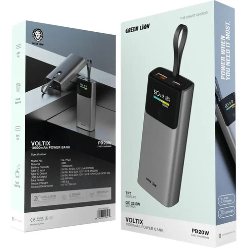 خرید آنلاین پاور بانک گرین لاین مدل ولتیکس