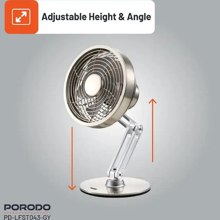 پنکه شارژی پرودو مدل Desk Fan