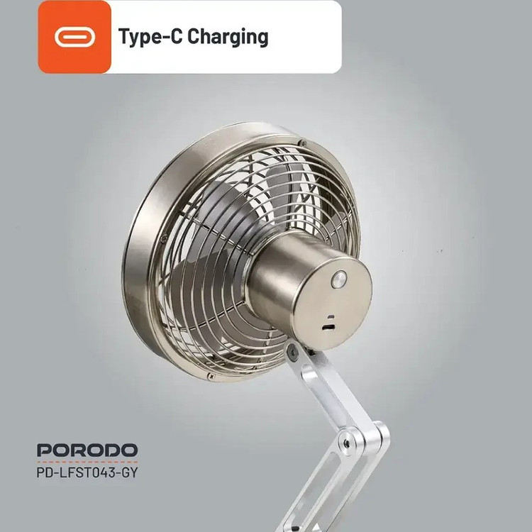پنکه شارژی پرودو مدل Desk Fan
