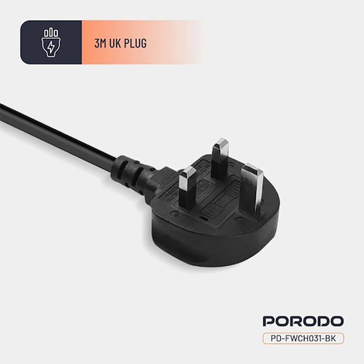 چند راهی شارژ USB چند پورت پرودو 85 واتی مدل PD-FWCO31