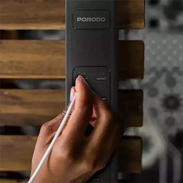 چند راهی شارژ USB چند پورت پرودو 85 واتی مدل PD-FWCO31