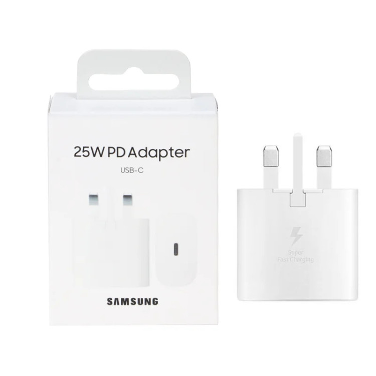 خرید آنلاین شارژر دیواری اصلی سامسونگ مدل 25W PD Adapter USB-C (اورجینال