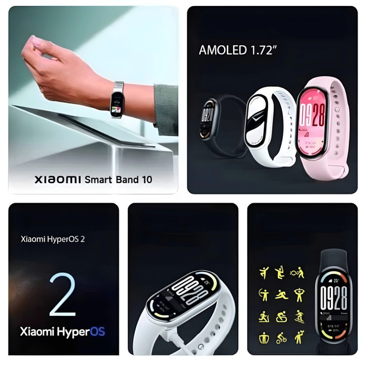 دستبند سلامتی هوشمند شیائومی Xiaomi Mi Band 10(گلوبال)
