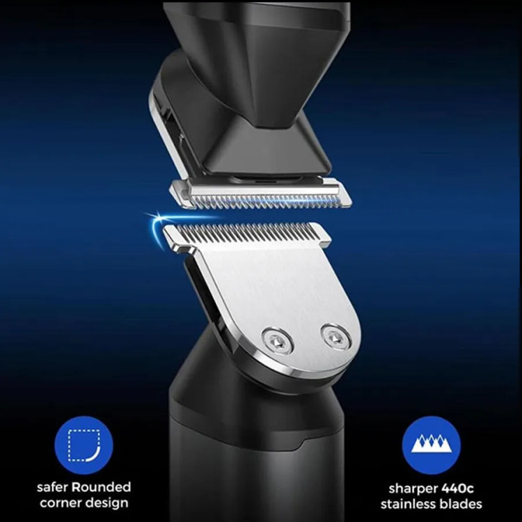 ماشین اصلاح 6 در 1 سر و صورت بدن همه کاره گلاکر GLAKER 6 in 1 Complete Grooming Trimmer Kit CC5136