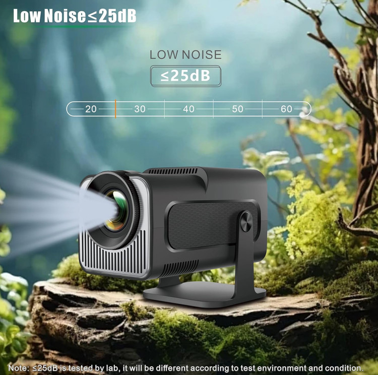 ویدیو پروژکتور هوشمند مدل HY320 Mini اندروید قابل حمل | Projector HY320 Mini Newly Native 720P Android 11 4K