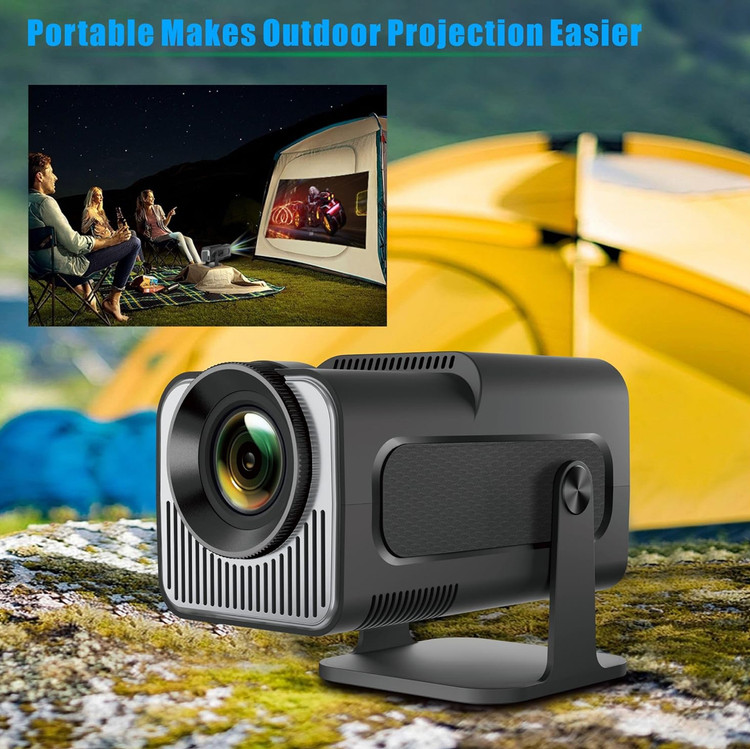 ویدیو پروژکتور هوشمند مدل HY320 Mini اندروید قابل حمل | Projector HY320 Mini Newly Native 720P Android 11 4K