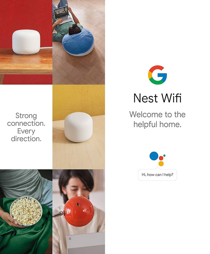 روتر Google Nest WiFi Snow مدل GA00595