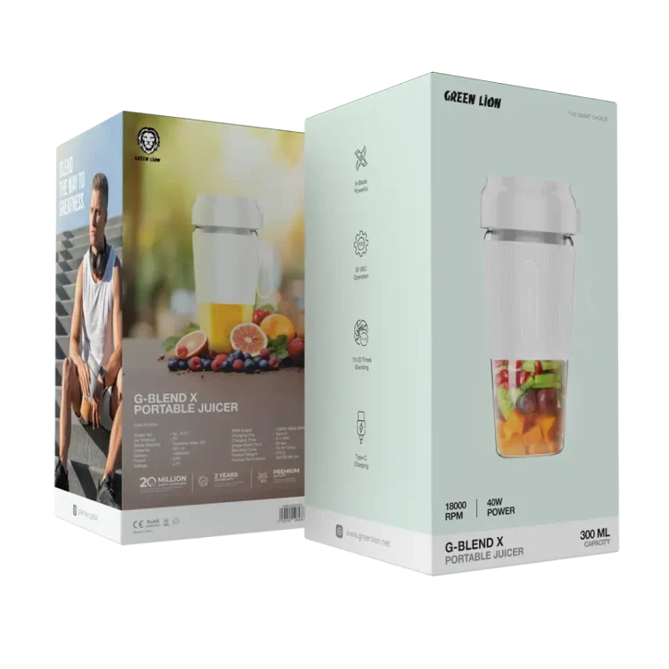 مخلوط کن و شیکر شارژی گرین لاین Green Lion G-Blend X Portable Juicer 0.3L 40W