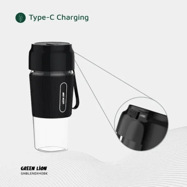 مخلوط کن و شیکر شارژی گرین لاین Green Lion G-Blend X Portable Juicer 0.3L 40W