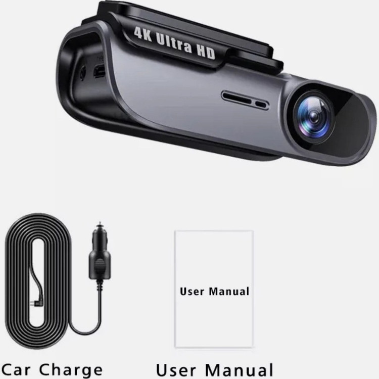 دوربین ثبت وقایع خودرو WiFi تک لنز 4K مدل K302s