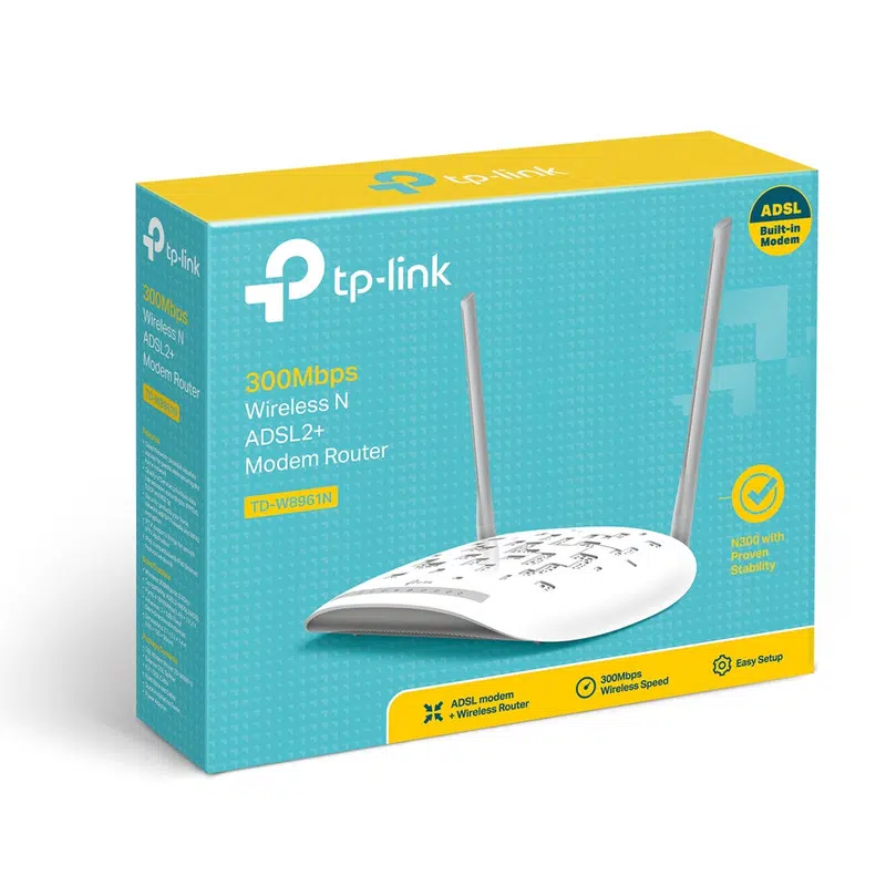 مودم روتر ADSL2 Plus بیسیم TP-Link مدل TD-W8961N