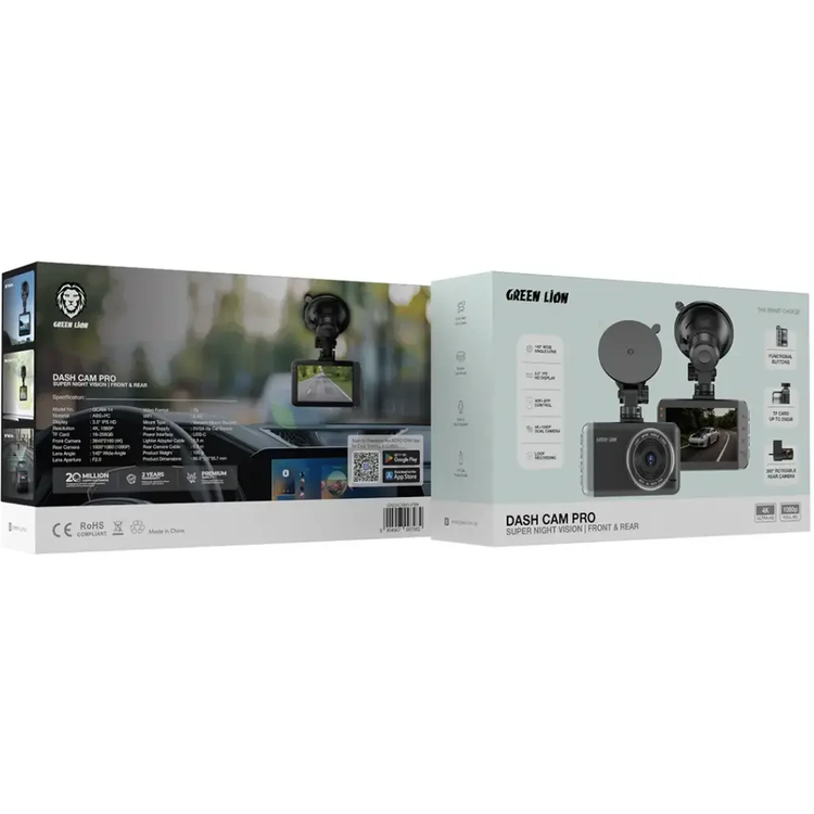 دوربین ثبت وقایع خودرو گرینلاین Green Lion GCAM-14 GNDACAM14PBK با قابلیت مکالمه