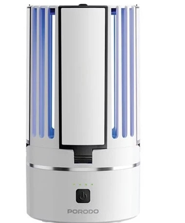 چراغ حشرهکش قابلحمل دوکاره پرودو Porodo Lifestyle 2-in-1 Portable Insect Killer Lamp مدل PL-IN2K – سفید