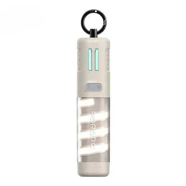 پاوربانک 5000 همراه با حشره کش و چراغ قوه پرودو PORODO POWERBEAM PDNDC017KH