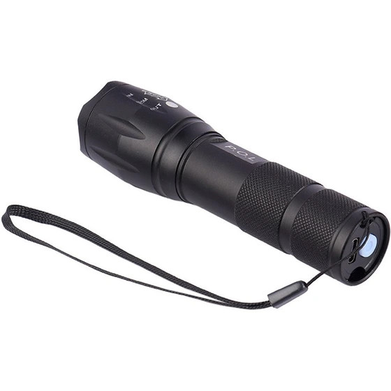 چراغ قوه دو لامپه XPE+UV زوم دار مدل K04-2