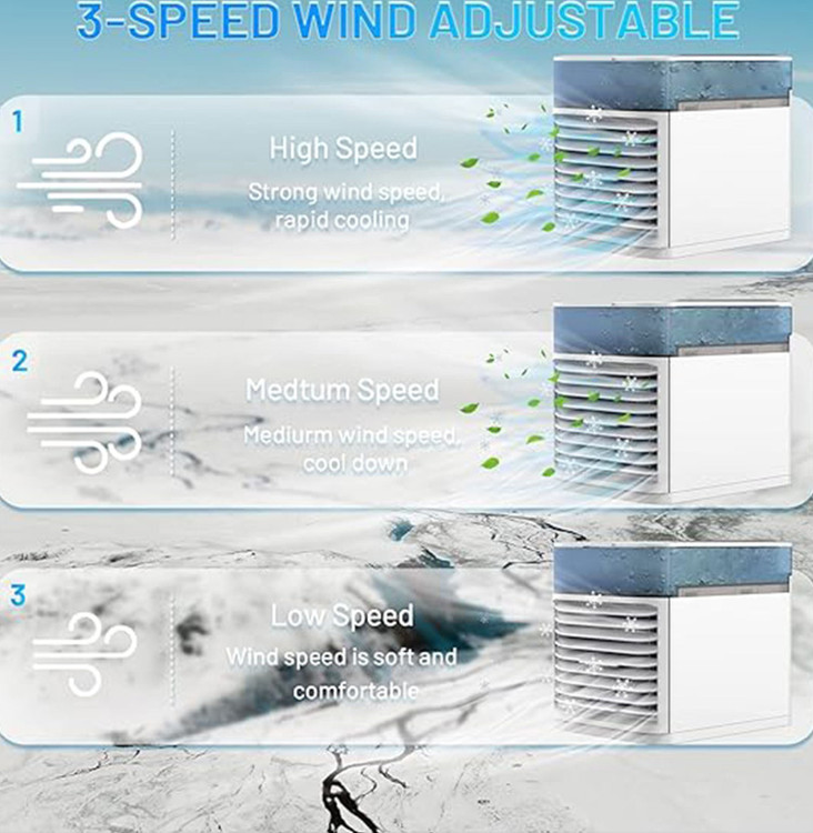 مینی کولر رومیزی ARCTIC ا MINI AIR CONDITIONING