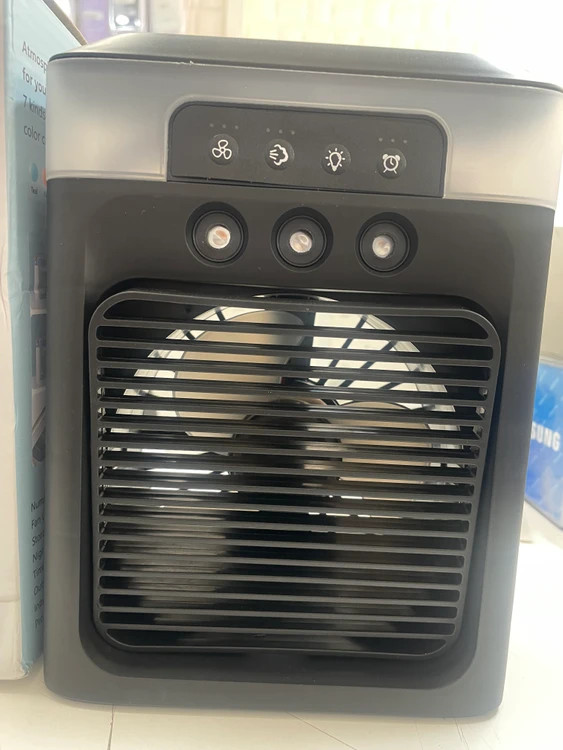 کولر پنکه مه پاش Ultra quiet air cooler رنگ مشکی