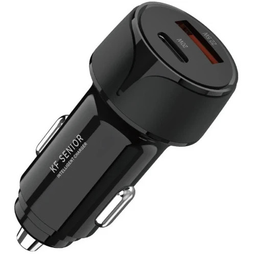 شارژر فندکی 30 وات کی اف KF Senior مدل 155-CH