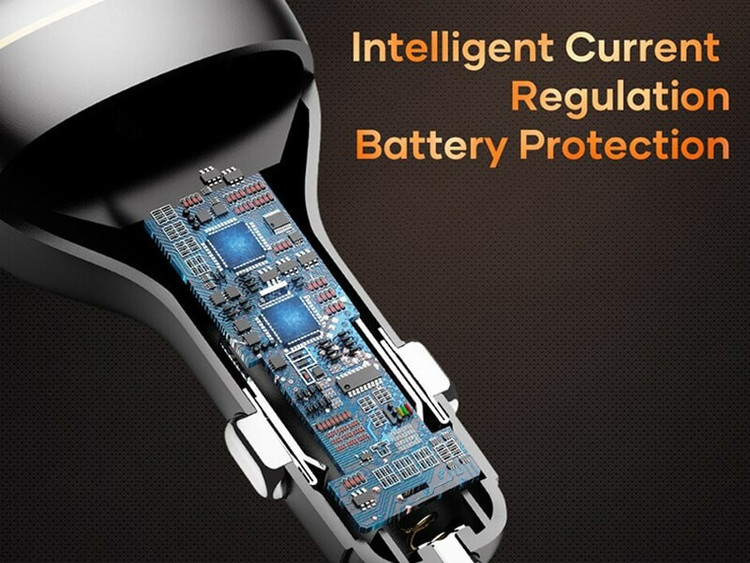 شارژر فندکی ۶۰ وات راک C301 - پشتیبانی PD 3.0 و QC 3.0
