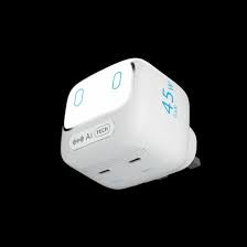 آداپتور شارژ 45 وات هوشمند پاورولوژی Powerology Lumix GaN AI Power Charger PWCUQC052WH