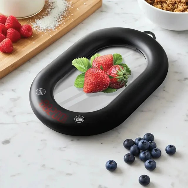 ترازوی آشپزخانه دیجیتال پرودو مدلglass design smart kitchen digital scale