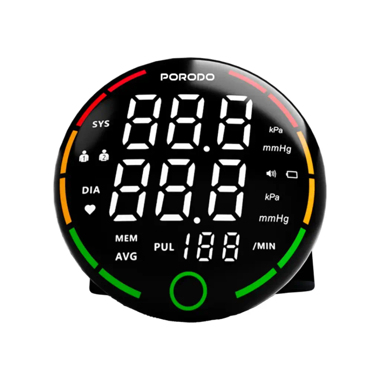 دستگاه فشارسنج دیجیتال مچی پرودو Porodo LiveOn Digital Blood Pressure Monitor PDW01B