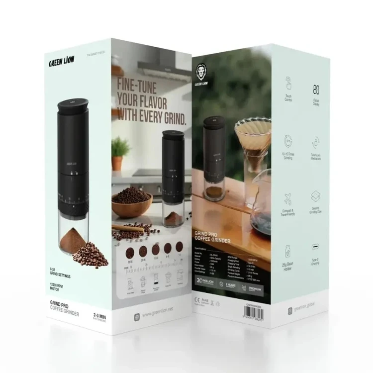 آسیاب قهوه گرین لاین مدل Grind Pro ا Green Lion Grind Pro Coffe Grinder