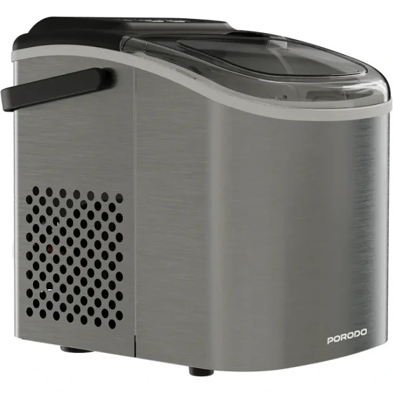 دستگاه یخساز رومیزی استیل Porodo Lifestyle مدل Instant Bullet Ice Maker برند پورودو لایفاستایل